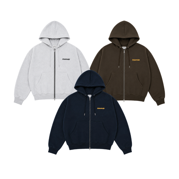 [NEW ARRIVAL] Áo Khoác Nỉ Bông Hoodie Zip INSOMNIA Form Boxy Cánh Dơi - HD015