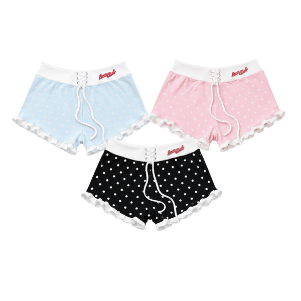 [NEW ARRIVAL] Quần Short Nữ Hoạ Tiết Chấm Bi Thêu 