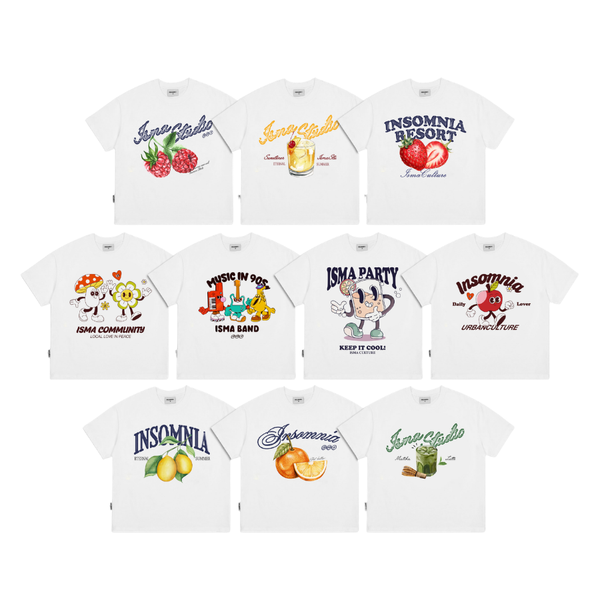 [BST HÈ 2026] Áo Thun Boxy Summer Collection INSOMNIA Local Brand Unisex - TS046