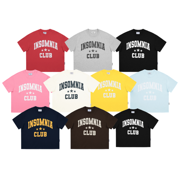 [NEW ARRIVAL] Áo Thun Boxy INSOMNIA CLUB Local Brand Unisex - TS057