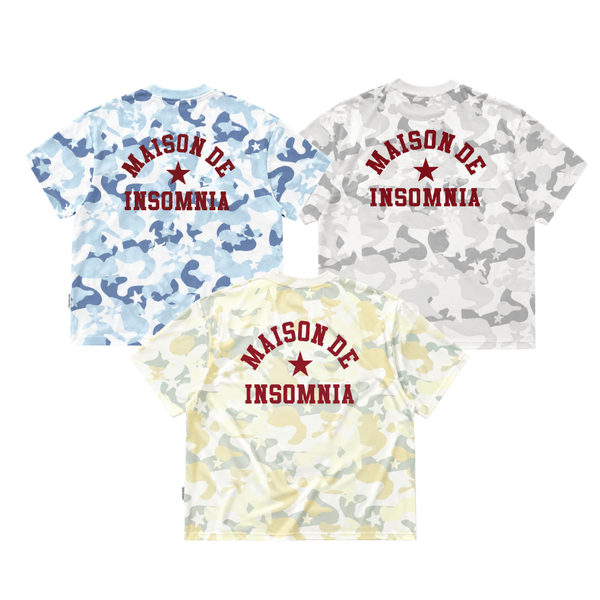 [NEW ARRIVAL] Áo Thun Boxy Camo MAISON DE INSOMNIA Club 250Gsm Cotton - TS075