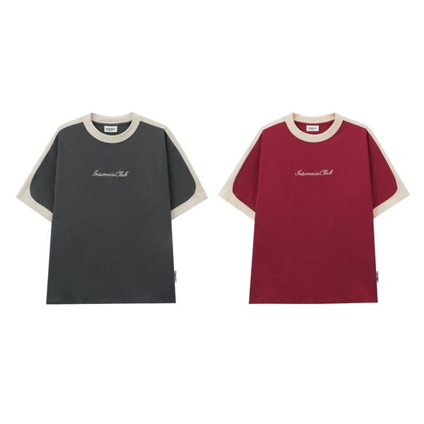 Áo Thun INSOMNIA Phối Vai Unisex Form Rộng Tay Lỡ Oversize Local Brand - TS017