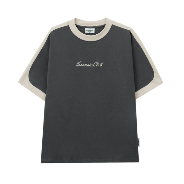 Áo Thun INSOMNIA Phối Vai Unisex Form Rộng Tay Lỡ Oversize Local Brand - TS017
