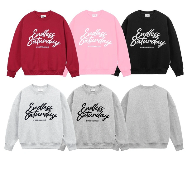 Áo Nỉ Sweater Thêu Xù Endless Saturday INSOMNIA Form Boxy Chất Nỉ Bông Nam Nữ Unisex - HD007