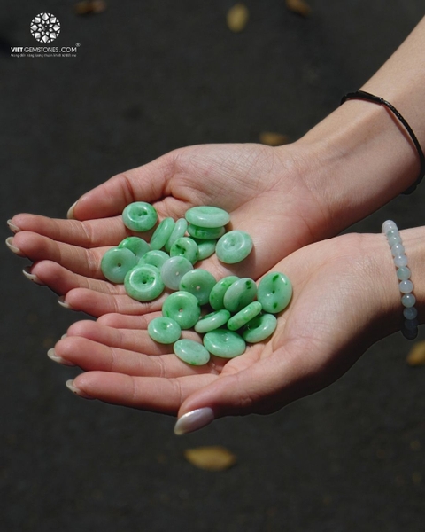 Mặt Dây Chuyền Đồng Điếu Cẩm Thạch Điểm Lý