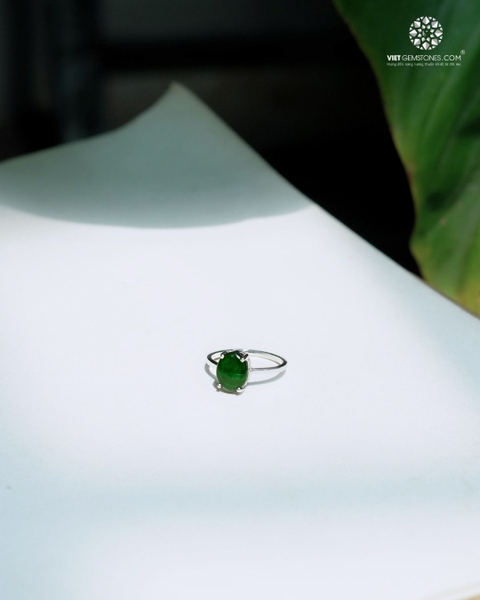 Nhẫn Bạc Phỉ Thúy 02