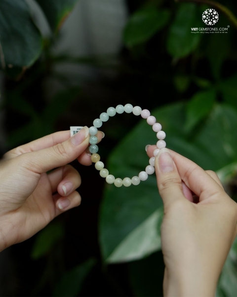 Vòng Tay Đá Beryl Đa Sắc