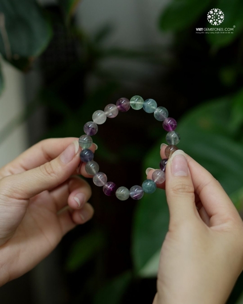 Vòng Tay Đá Fluorite