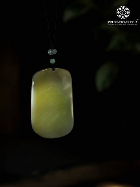 Mặt Dây Chuyền Vô Sự Bài Cẩm Thach - Jadeite
