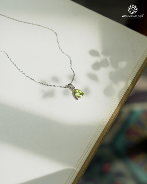 Mặt Dây Chuyền Đá Peridot (chưa kèm dây đeo)