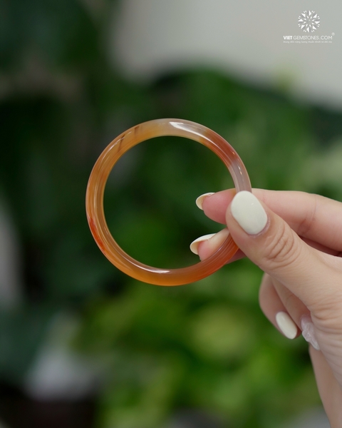 Vòng Nguyên Khối Mã Não Cá Koi