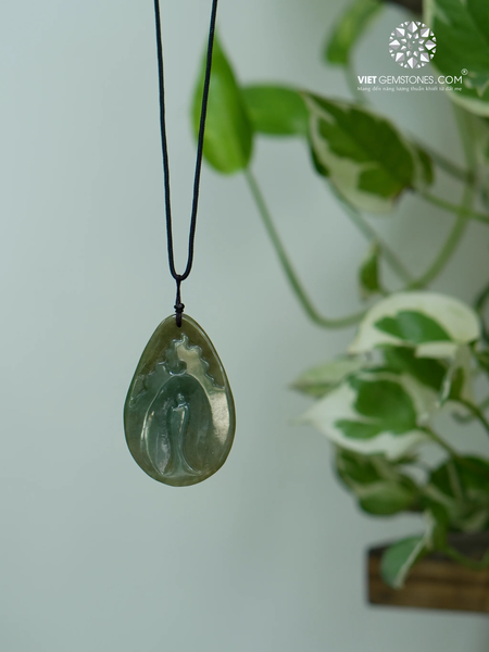 Mặt Dây Chuyền Ngộ Đạo Cẩm Thạch - Jadeite 05