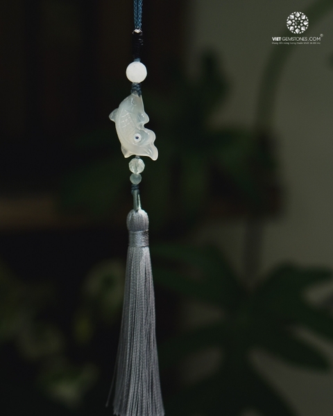 Móc Khóa Ngư Linh Dư Vận Chalcedony