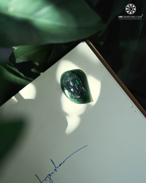 Mặt Dây Chuyền Phật Thích Ca Ngọc Bích