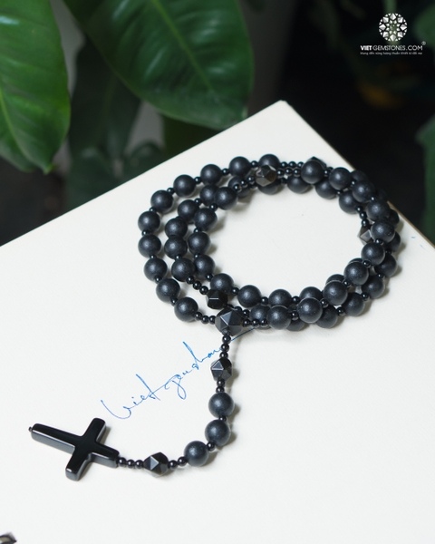 Tràng Hạt Mân Côi 50 Kinh Đá Nham Thạch 8mm