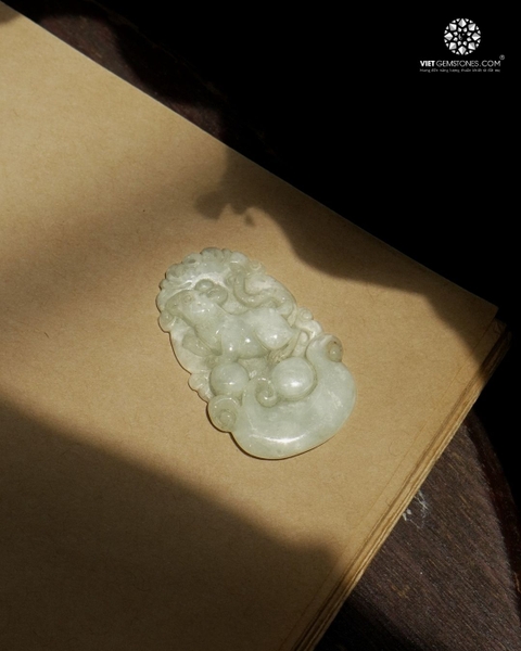 Móc khóa 12 Con Giáp Cẩm Thạch - Tuổi Tý