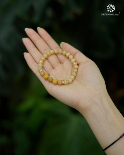 Vòng Tay Cẩm Thạch Hoàng Phỉ