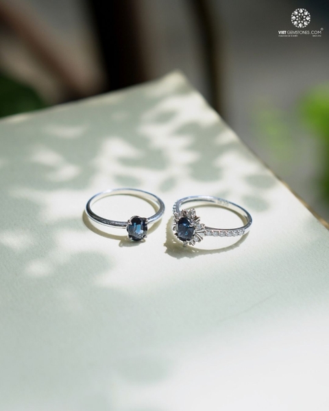 Nhẫn Bạc Sapphire Đắk Nông