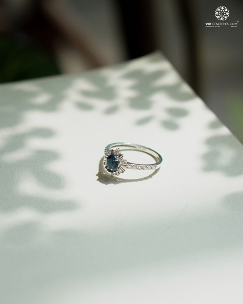 Nhẫn Bạc Sapphire Đắk Nông