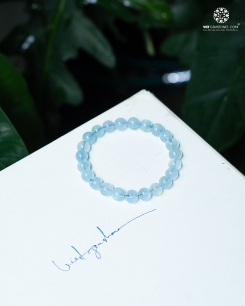 Vòng Tay Hải Lam Ngọc - Aquamarine