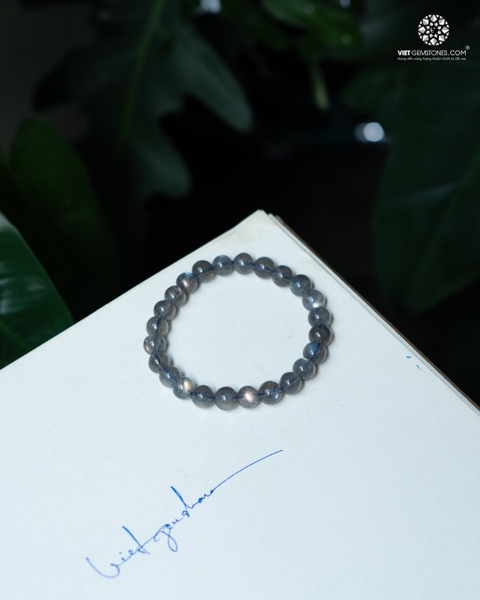 Vòng Tay Đá Hắc Nguyệt Quang - Labradorite