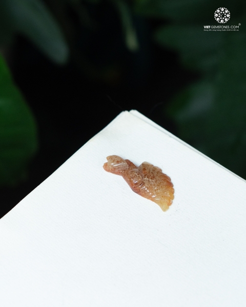 Mặt dây chuyền Hồ Ly Thạch Anh Ưu Linh dáng dài