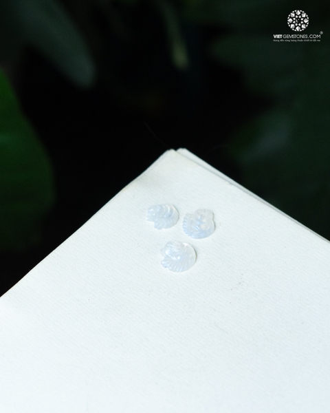 Mặt Dây Chuyền Hồ Ly Đá Mặt Trăng - Moonstone Baby