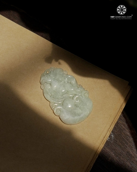 Móc khóa 12 Con Giáp Cẩm Thạch - Tuổi Ngọ