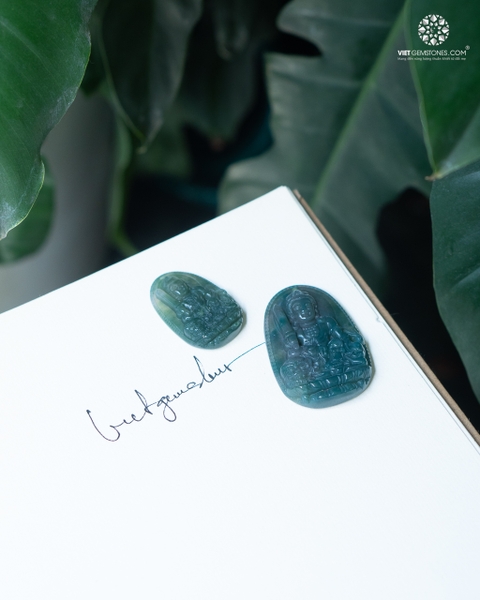 Mặt Dây Chuyền Văn Thù Bồ Tát Tuổi Mão Chalcedony