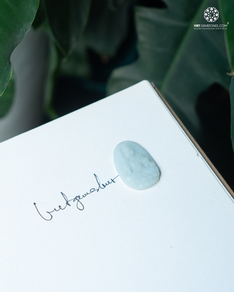 Mặt dây chuyền Bất Động Minh Vương Cẩm Thạch tuổi Dậu