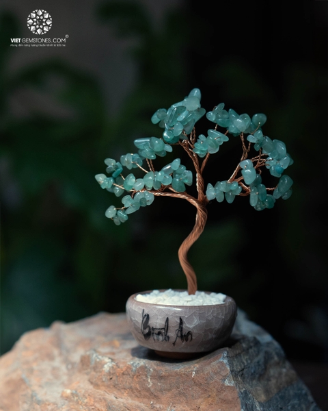 Cây Tài Lộc  -  Đế Khối Tinh Thể Thạch Anh