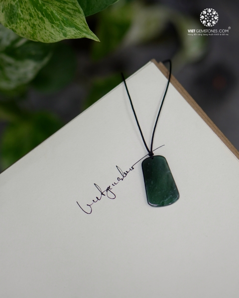 Mặt Dây Chuyền Vô Sự Bài Cẩm Thạch