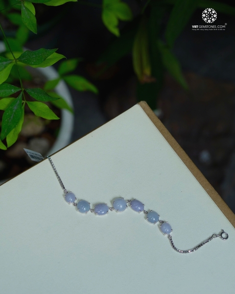 Lắc tay bạc Cẩm Thạch