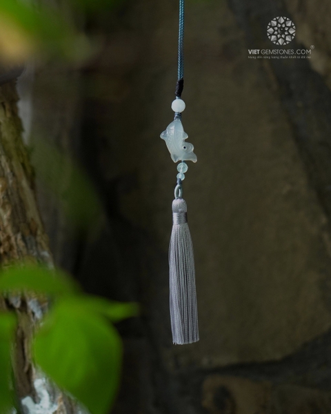 Móc Khóa Ngư Linh Dư Vận Chalcedony