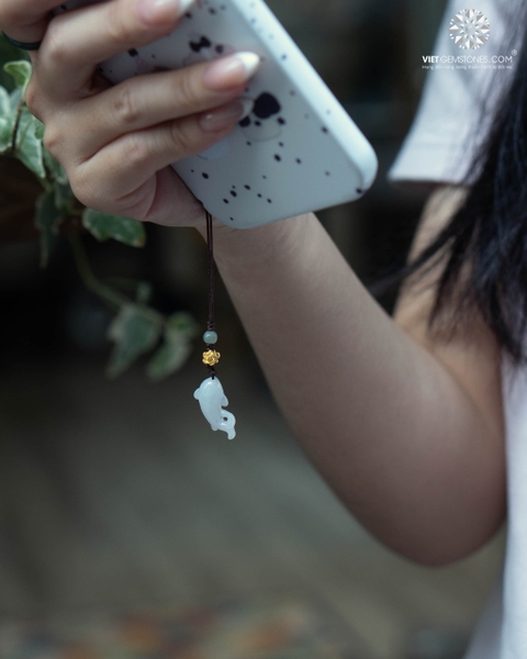 Mặt Dây Chuyền Ngư Linh Như Vận Cẩm Thạch