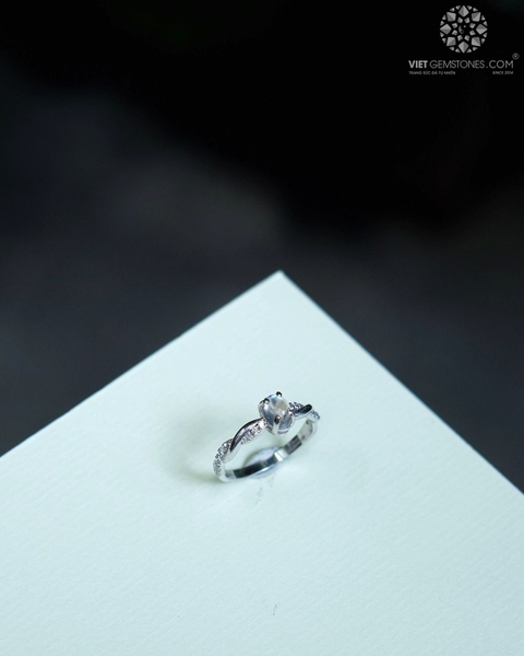 Nhẫn Bạc Đá Mặt Trăng - Moonstone 04