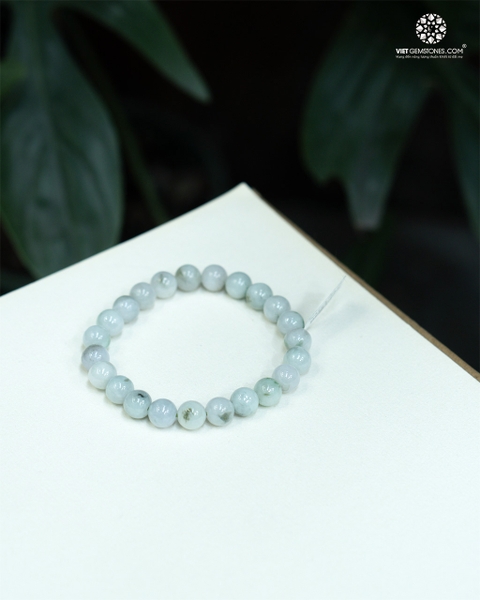 Vòng Chuỗi Cẩm Thạch Hoa Bay 8mm