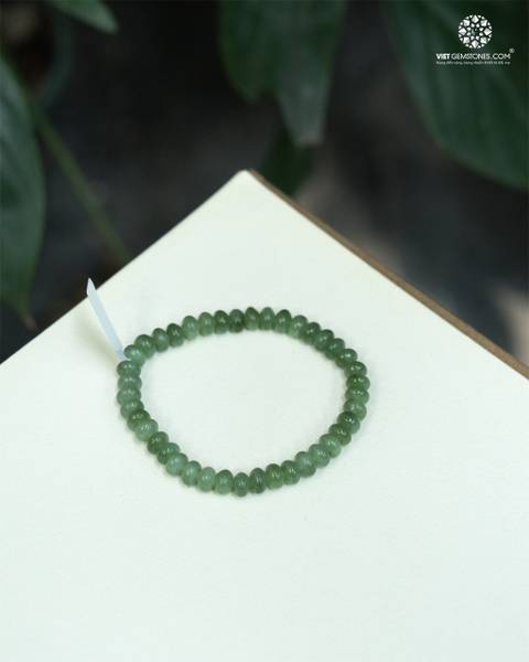 Vòng Tay Ngọc Bích Kiểu Bánh Xe