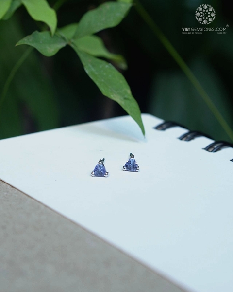 Bông Tai Đá Tanzanite
