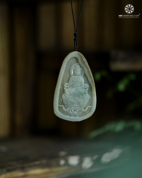 Mặt Dây Chuyền Quan Âm Cẩm Thạch - Jadeite
