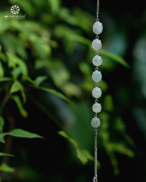 Lắc tay bạc Cẩm Thạch