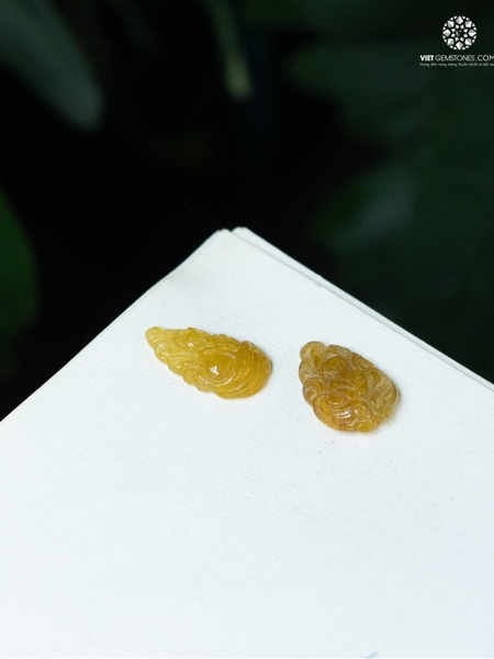 Mặt dây chuyền Cửu Vỹ Hồ Ly Thạch Anh Tóc Vàng