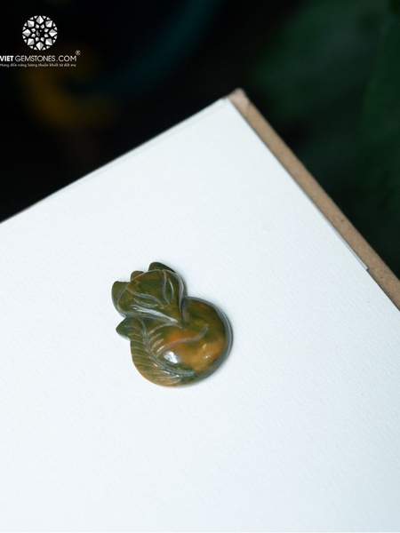 Mặt dây chuyền Hồ Ly Chacedony