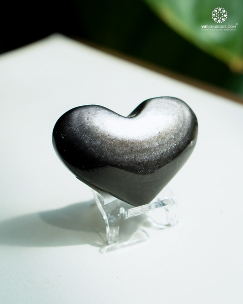 Trái Tim Rainbow Obsidian