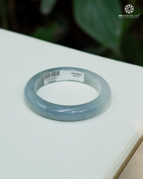 Vòng Nguyên Khối Cẩm Thạch Tím Monet