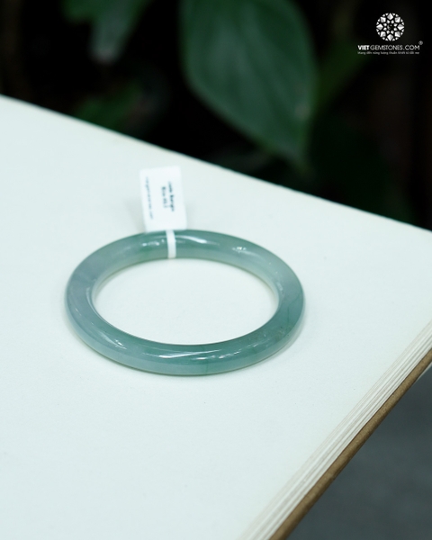 Vòng Nguyên Khối Cẩm Thạch Tím Monet