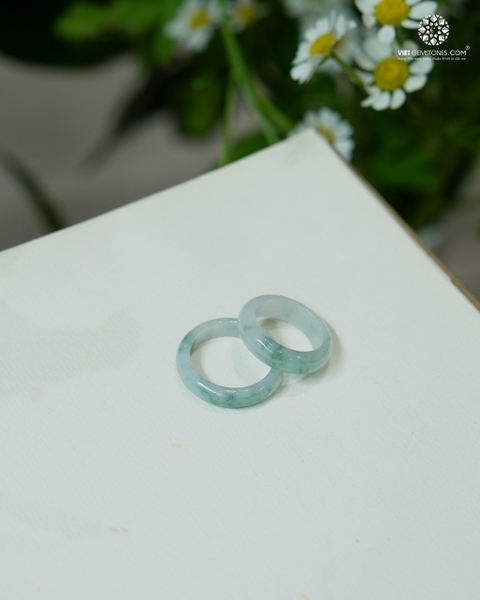 Nhẫn nguyên khối Cẩm Thạch Hoa Bay
- Jadeite