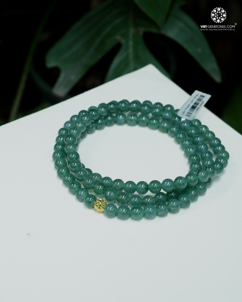 Cẩm Thạch Lam Nhạt 6mm