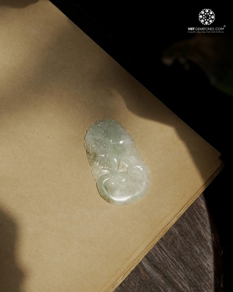 Móc khóa 12 Con Giáp Cẩm Thạch - Tuổi Sửu