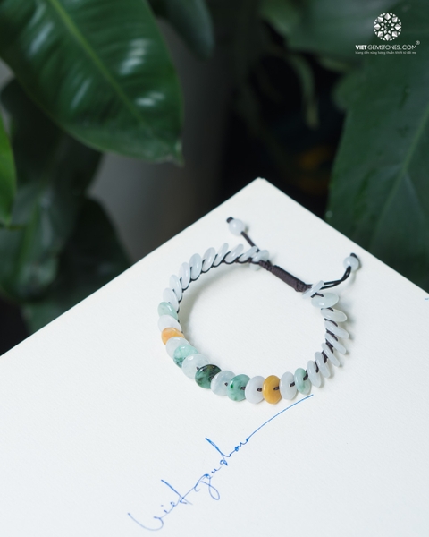 Vòng tay đồng xu Cẩm Thạch